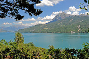 Le Grand Morgon et le lac de Serre-Ponçon